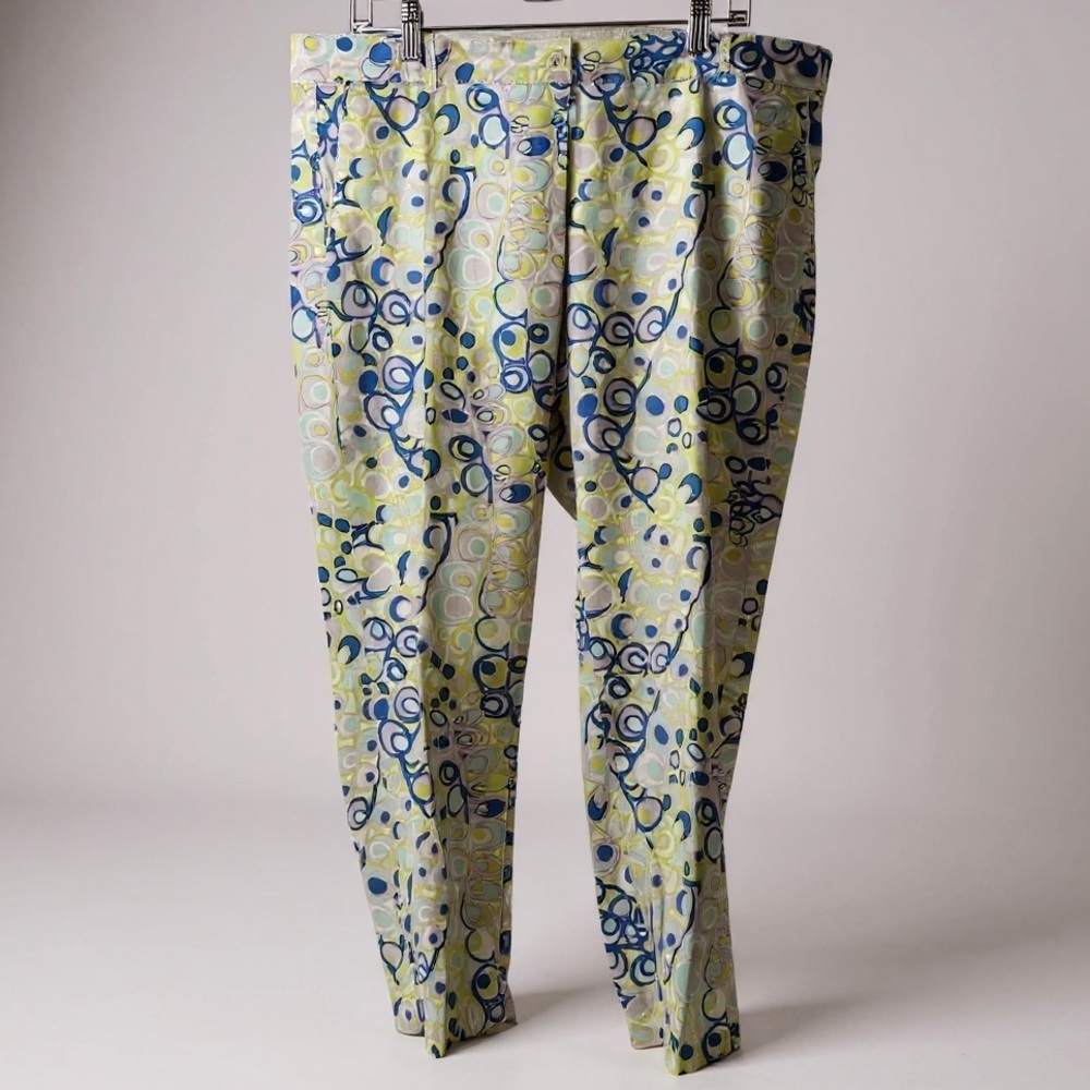 Talbots Multicolor Geometric Weekend Chino Pants 16